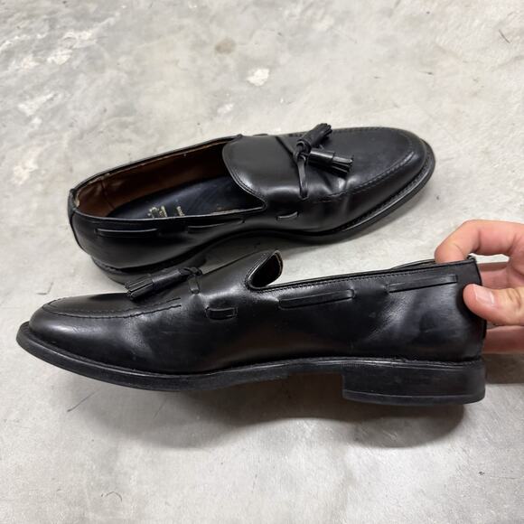 Allen Edmonds Men's Shoes Grayson Black Tassel Loafers Slip-On Dressy Size 9D - Picture 8 of 11